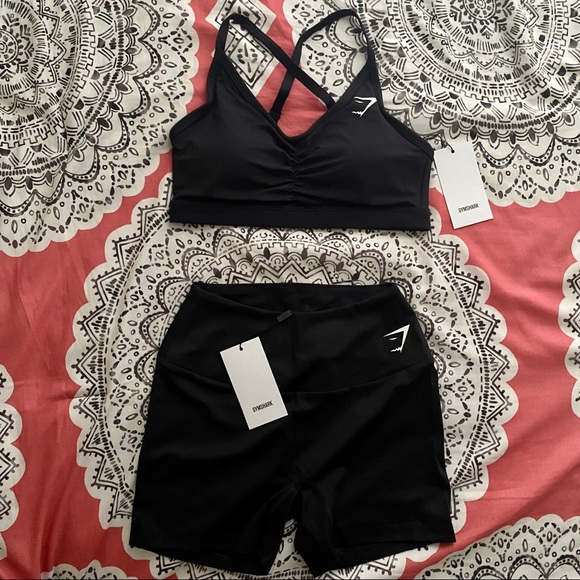 Gymshark Pants - Gymshark Training Set Black Small